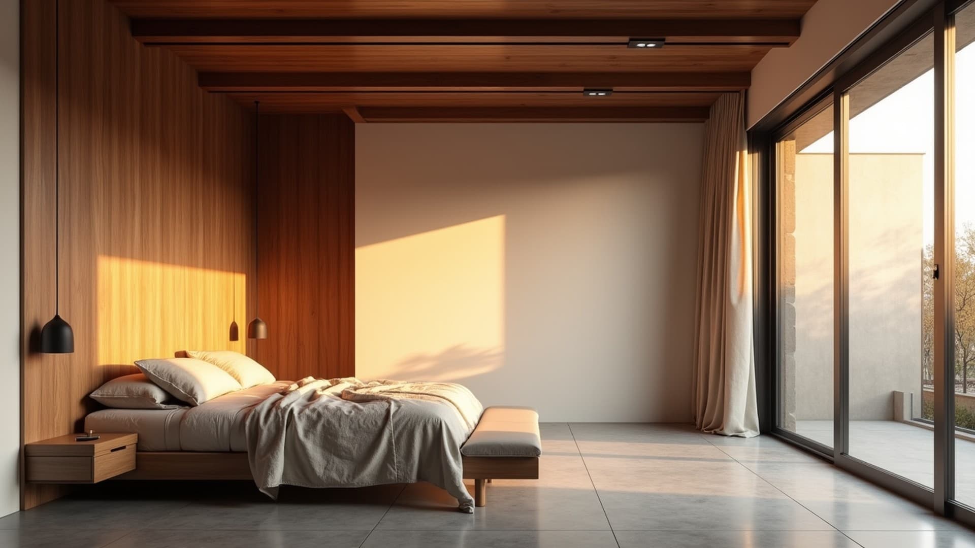 Schlafzimmer — Tag